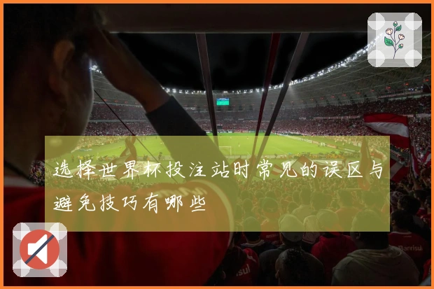 选择世界杯投注站时常见的误区与避免技巧有哪些