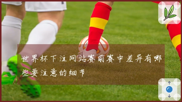 世界杯下注网站赛前赛中差异有哪些要注意的细节